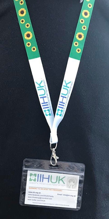 Hidden disabilities lanyard with IIH UK Logo