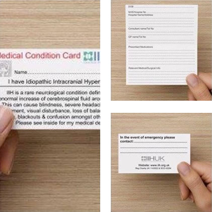 IIH Medical Condition Card